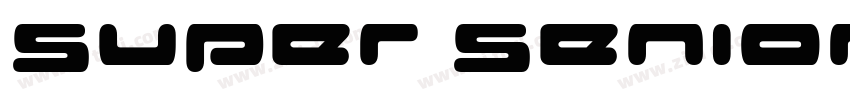 super senior字体转换